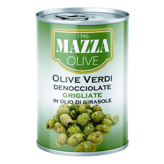 Mazza olivy zelené grilované v slneč. oleji 425ml - ko1679