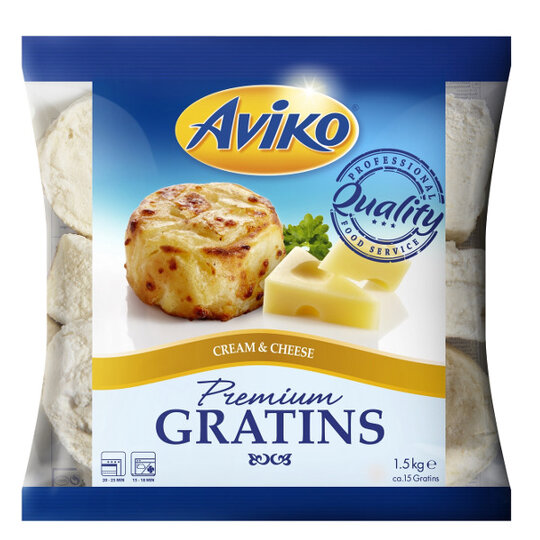Aviko gratinované zemiaky syrové 1,5kg - zv0107