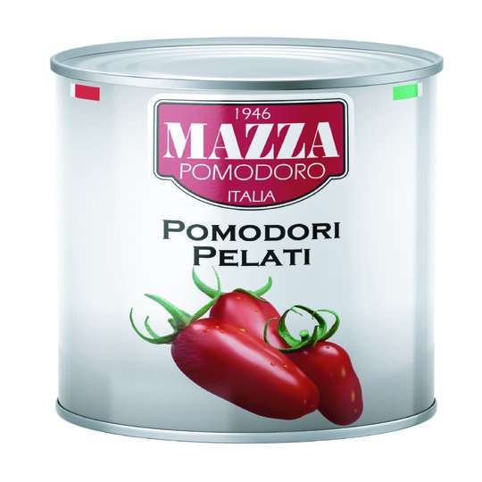 Mazza paradajky lúpané celé 2500g /pelati/ - ko0751