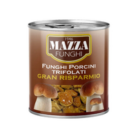 MAZZA Hríb dubový krájaný plech 790ml