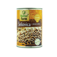 NATURFARM Šošovica 400g PL
