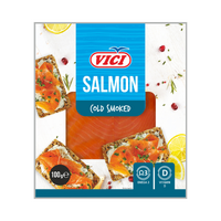 VIČI Údený losos Nórsky plátky chlad. 100g