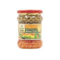 NATURFARM Hrášok-Mrkva zmes 470g