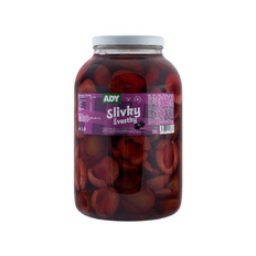 ADY Kompót Slivky polené bez kôstky 3600g