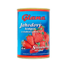 GIANA Kompót Jahody 410g