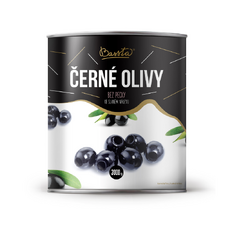 BASSTA Olivy čierne celé bez kôstky 3kg