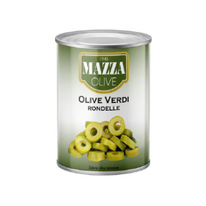 BASSTA Olivy zelené krájané 3kg plech