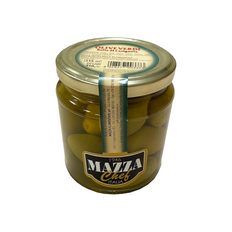 MAZZA olivy zelené v skle Bella di Cerignola 314ml