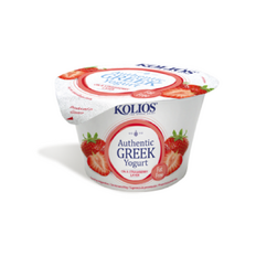 KOLIOS Grécky jogurt s jahodami 0% 150g