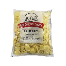MC CAIN Zemiakové plátky 2,5kg ( Dollar Chips )