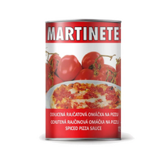 MARTINETE Pizza sauce ochutená 4220g