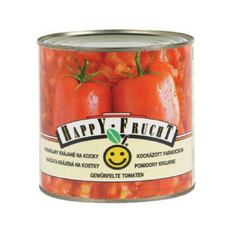 MAZZA Paradajky krájané lúpané 2650g