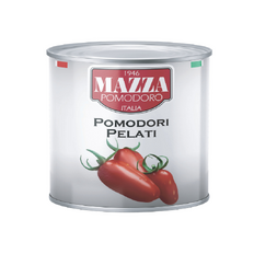 MAZZA Paradajky lúpané celé 2500g /pelati/